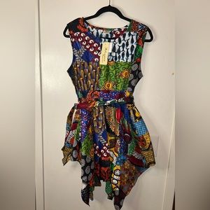 Summer time ready printed dress.